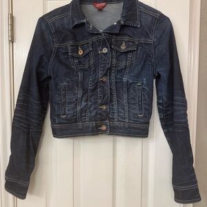 Arizona Jean Company Dark Wash Denim Jacket
